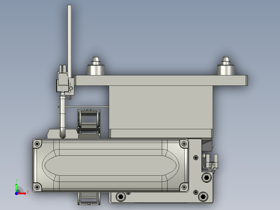 外壳上料平台前视图