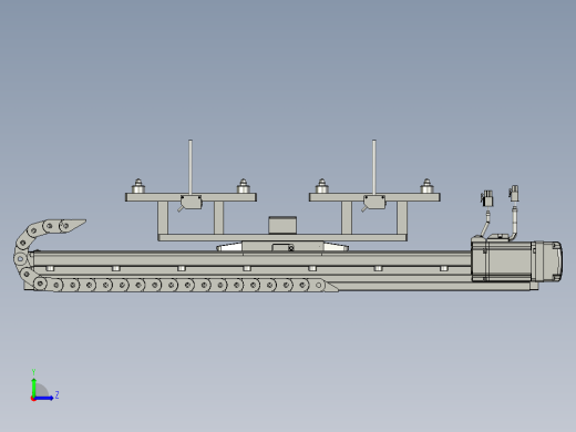 外壳上料平台左视缩略图
