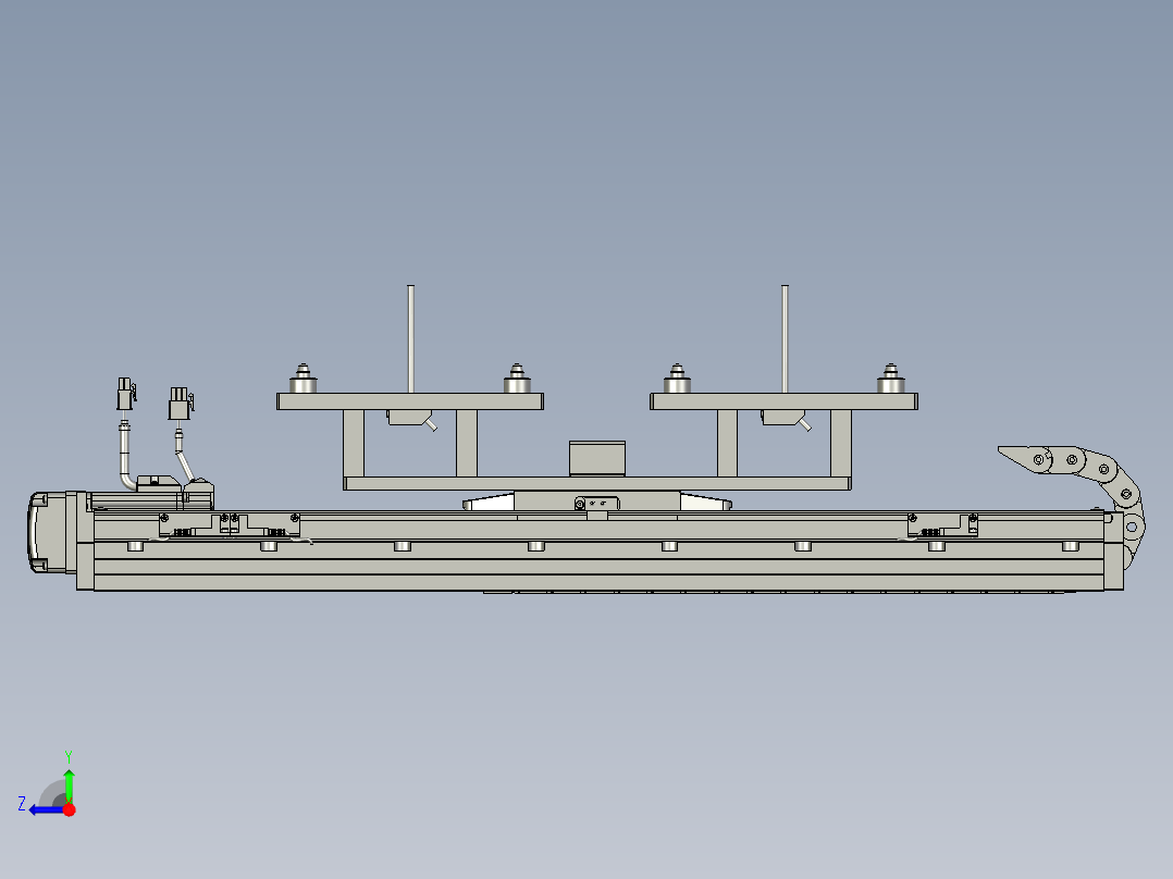 外壳上料平台右视图