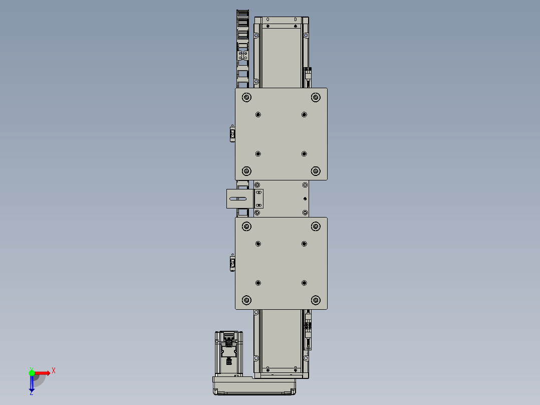 外壳上料平台俯视图