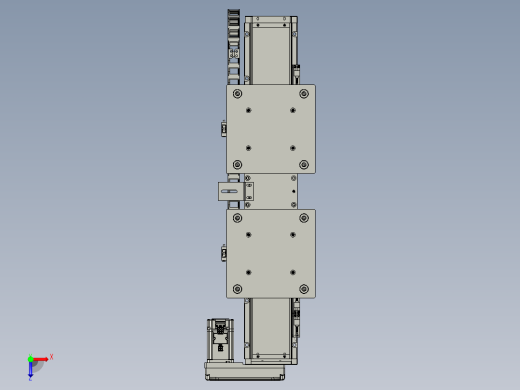 外壳上料平台俯视缩略图