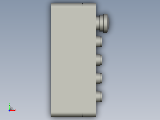 五按钮控制盒-16-1前视缩略图