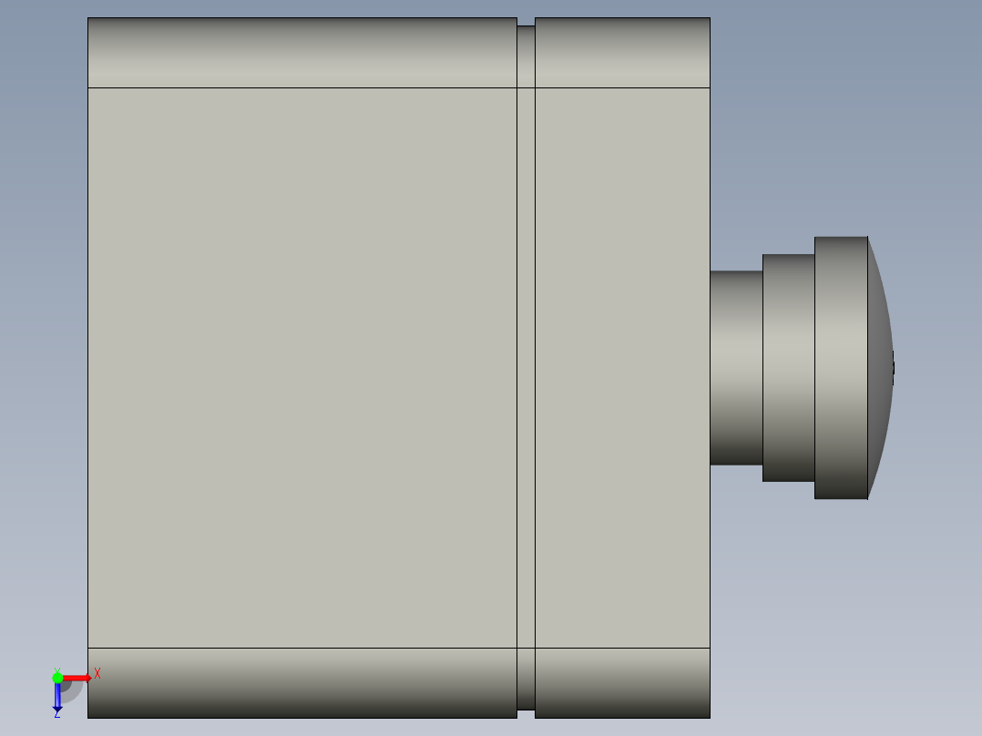 五按钮控制盒-16-1俯视图