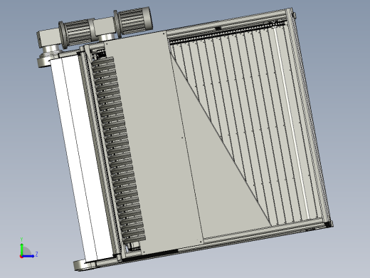 蔬菜食品化处理包装流水线左视缩略图