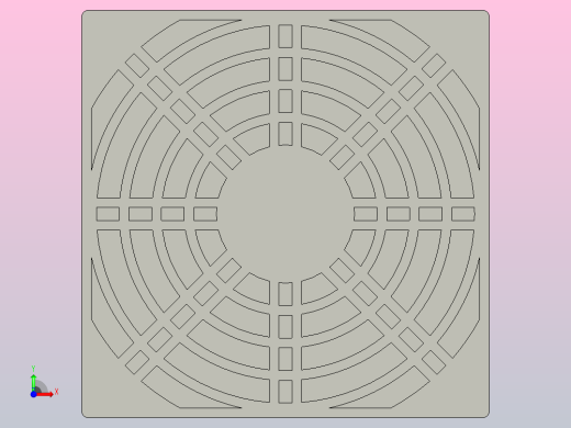 散热风扇（120）+2个防护网前视缩略图