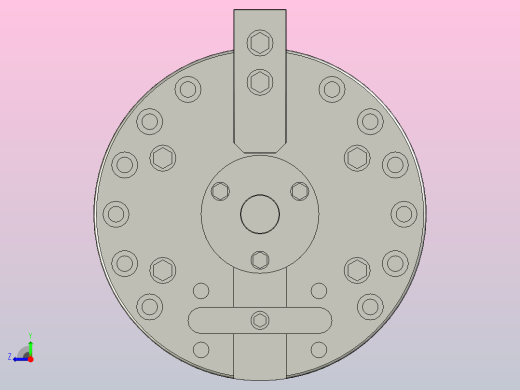 1L中实型超长爪行程动力夹头[1L-10]右视缩略图