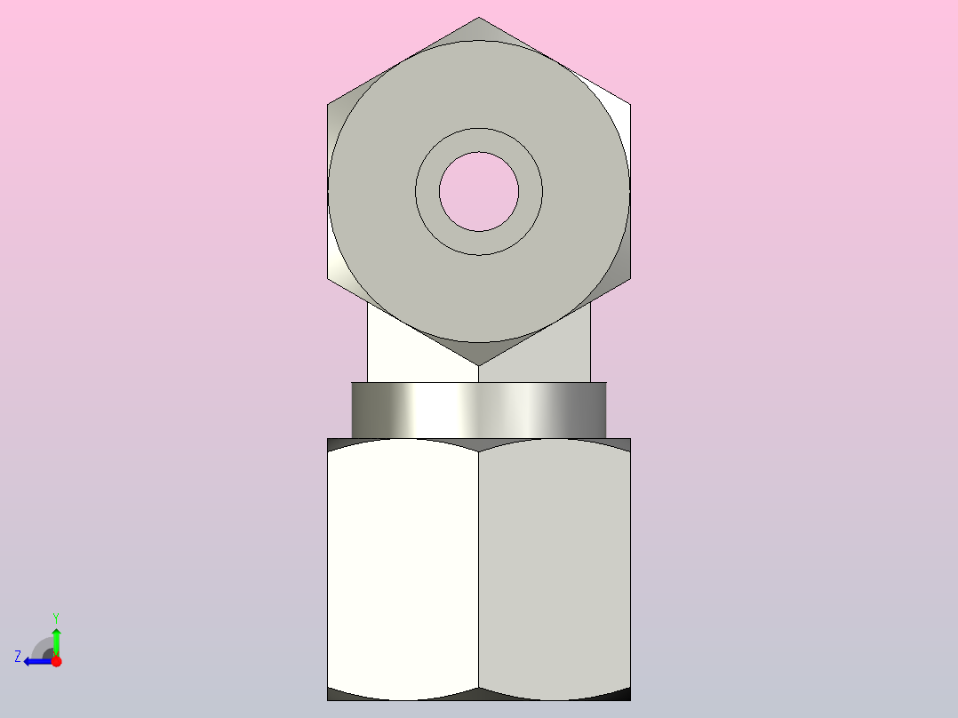 EO接头三通T08ZSCF.stp右视图