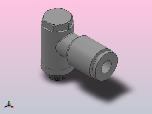 IPHT-G 全铜外六角-G螺纹管接头_IPHT04-M5正等轴测缩略图