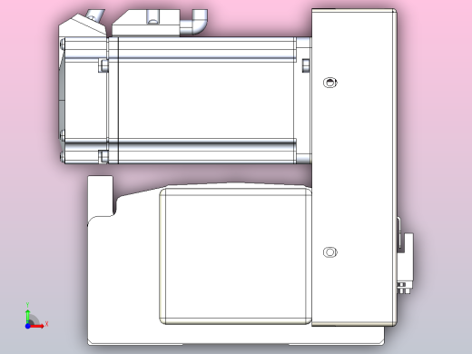 皮带直线轴半封闭可选导轨TPA-HNB-140D-120-L700-RU-Y-P40-N3前视缩略图