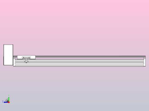 皮带直线轴半封闭可选导轨TPA-HNB-140D-120-L700-RU-Y-P40-N3右视缩略图