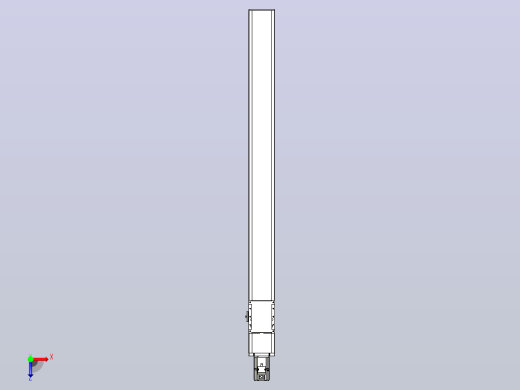 滚珠丝杠直线轴带导轨全封闭TPA-HCR-105D-1610C-L1100-M-Y-P40-N3俯视缩略图
