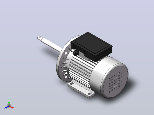 电容运转异步电动机（550W,750W,1100W）正等轴测缩略图
