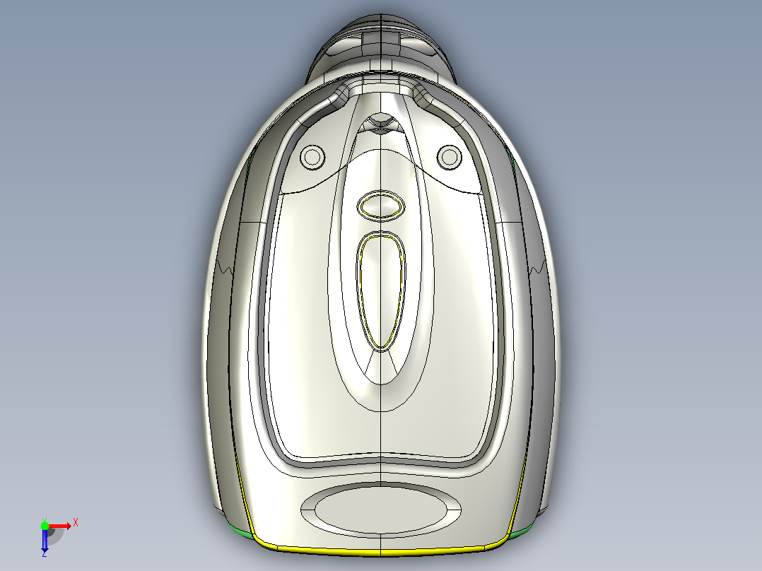 IDM26x手持式扫描枪俯视图