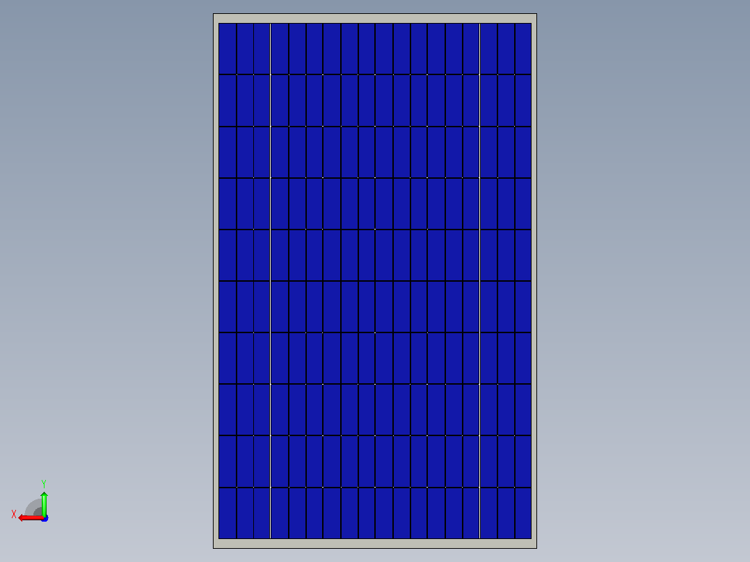 Rene Solar 220-240W 多晶硅后视图