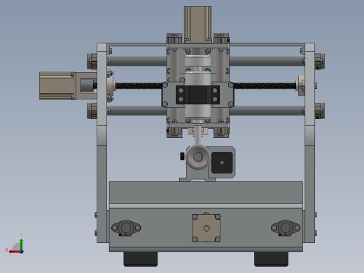 4轴铣床后视缩略图