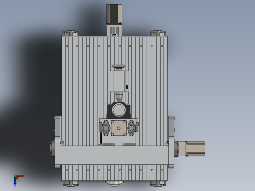 4轴铣床俯视缩略图