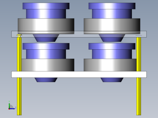 层叠夹具左视缩略图