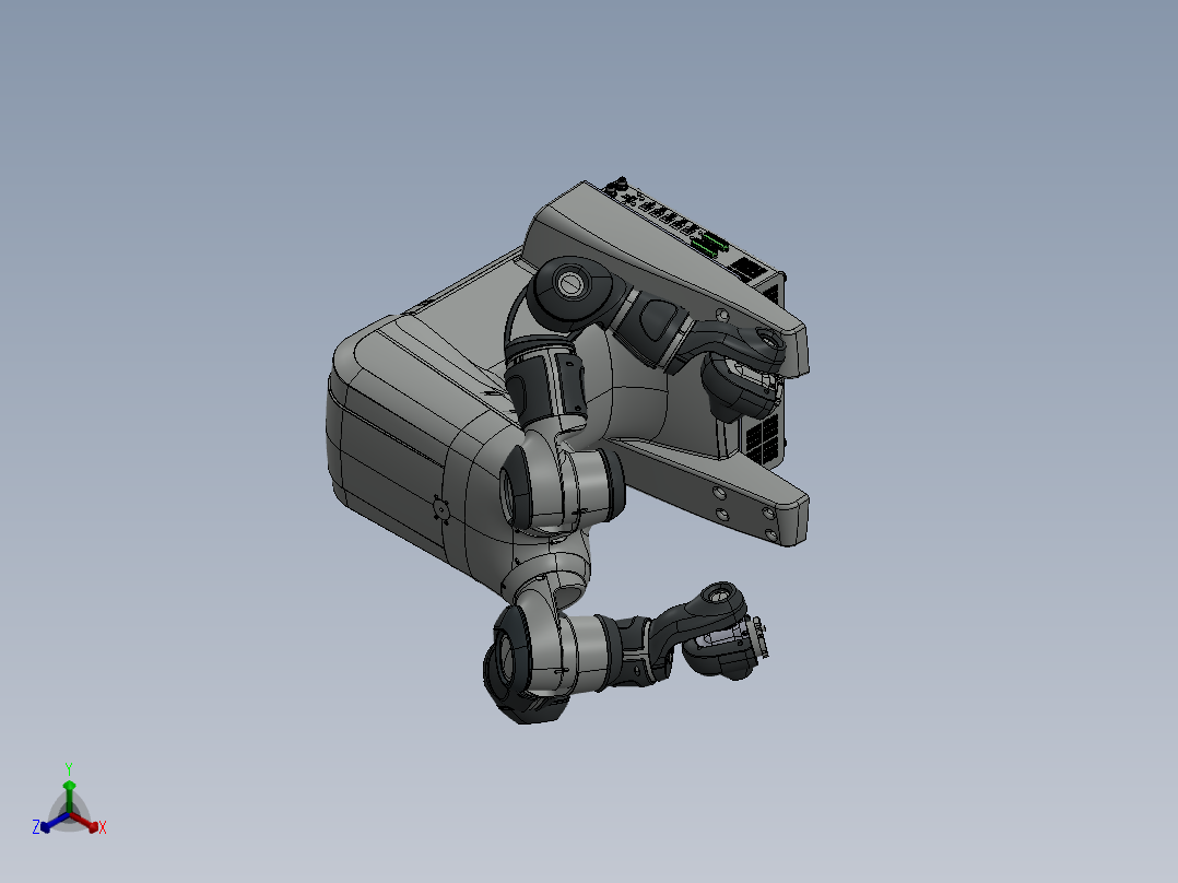 ABB IRB 14000 yumi正等轴测图