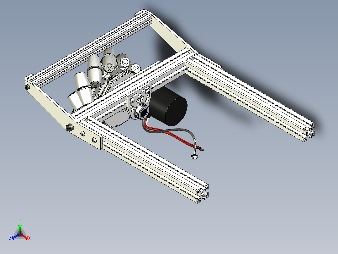 EasyExDrive麦克纳姆轮3D数模图纸 STP格式