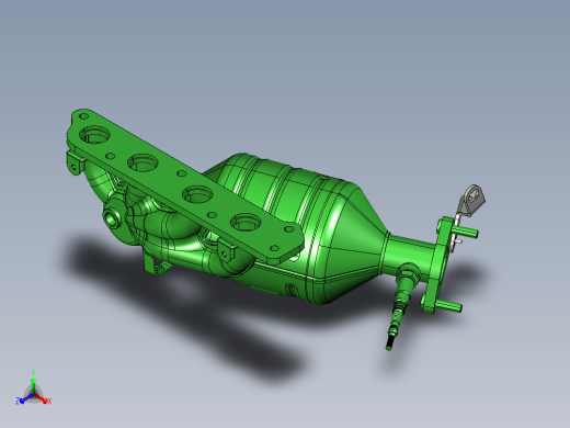 排气歧管和催化器