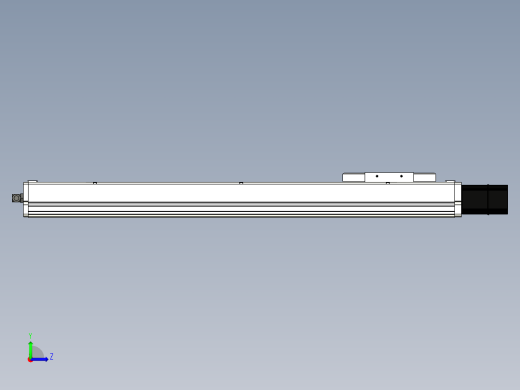 Toyo东佑达直线模组-ECH14-600-BC-200W左视缩略图