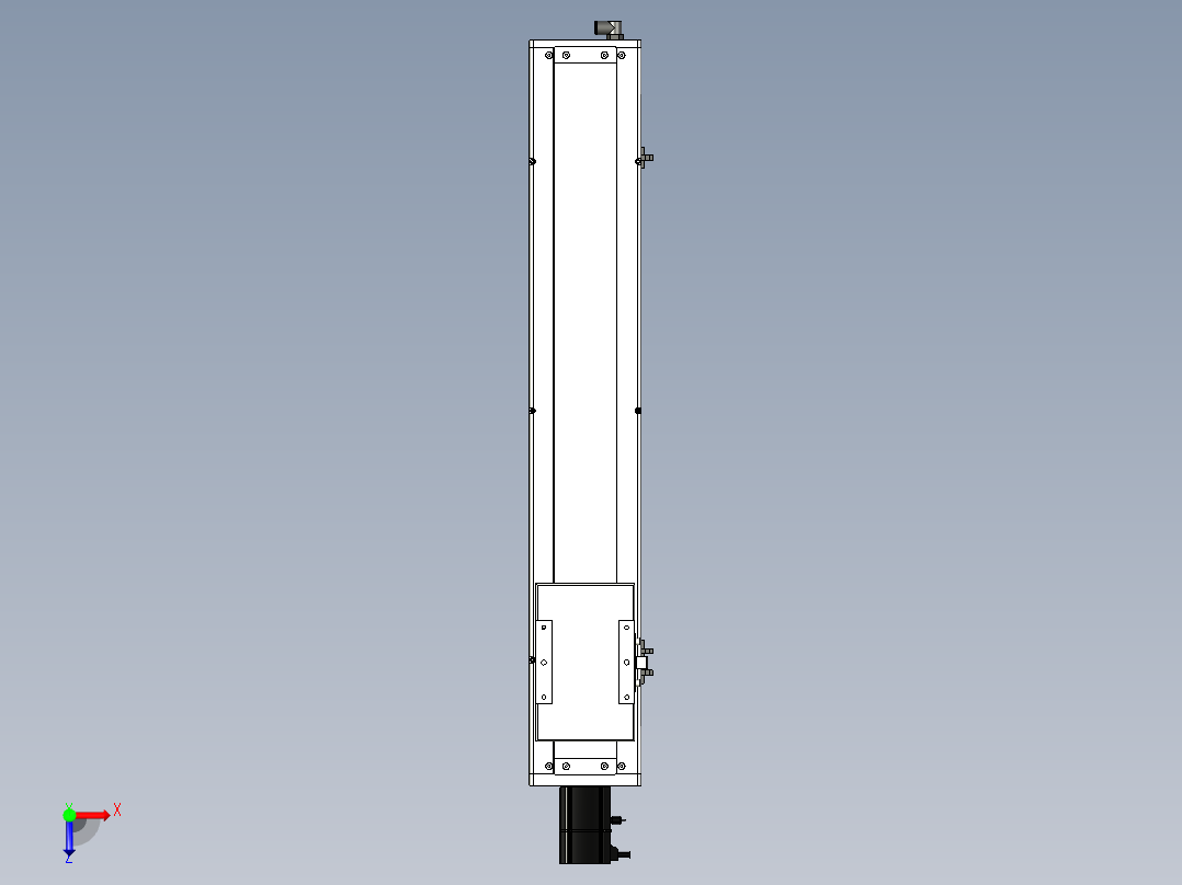 Toyo东佑达直线模组-ECH14-600-BC-200W俯视图