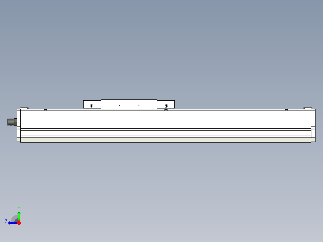 Toyo东佑达直线模组-ECH17-300-M-400W右视图