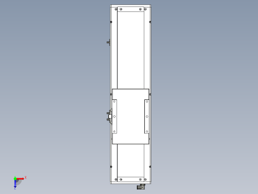 Toyo东佑达直线模组-ECH17-300-M-400W俯视缩略图