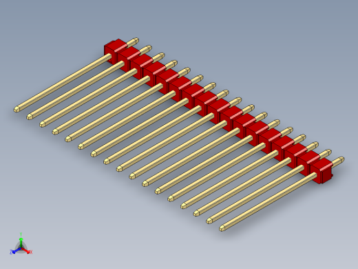 彩色公头100mil（2.54mm）系列-DS1021_red_1x17p_100mil_Type19_rev1.0
