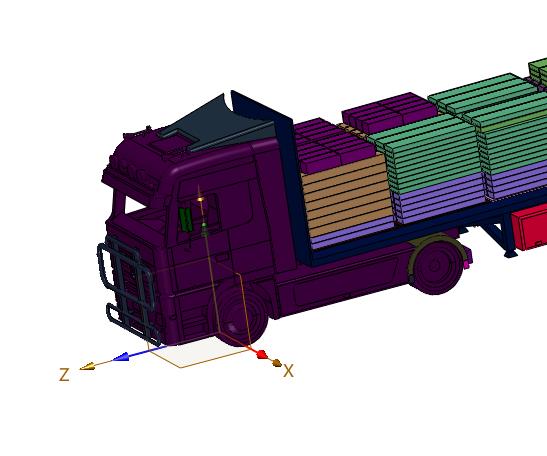 建筑工地MB起重卡车