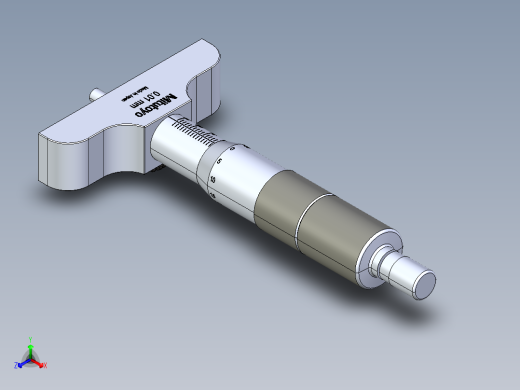 深度千分尺-Depth Micrometer Mitutoyo 0.01.STEP