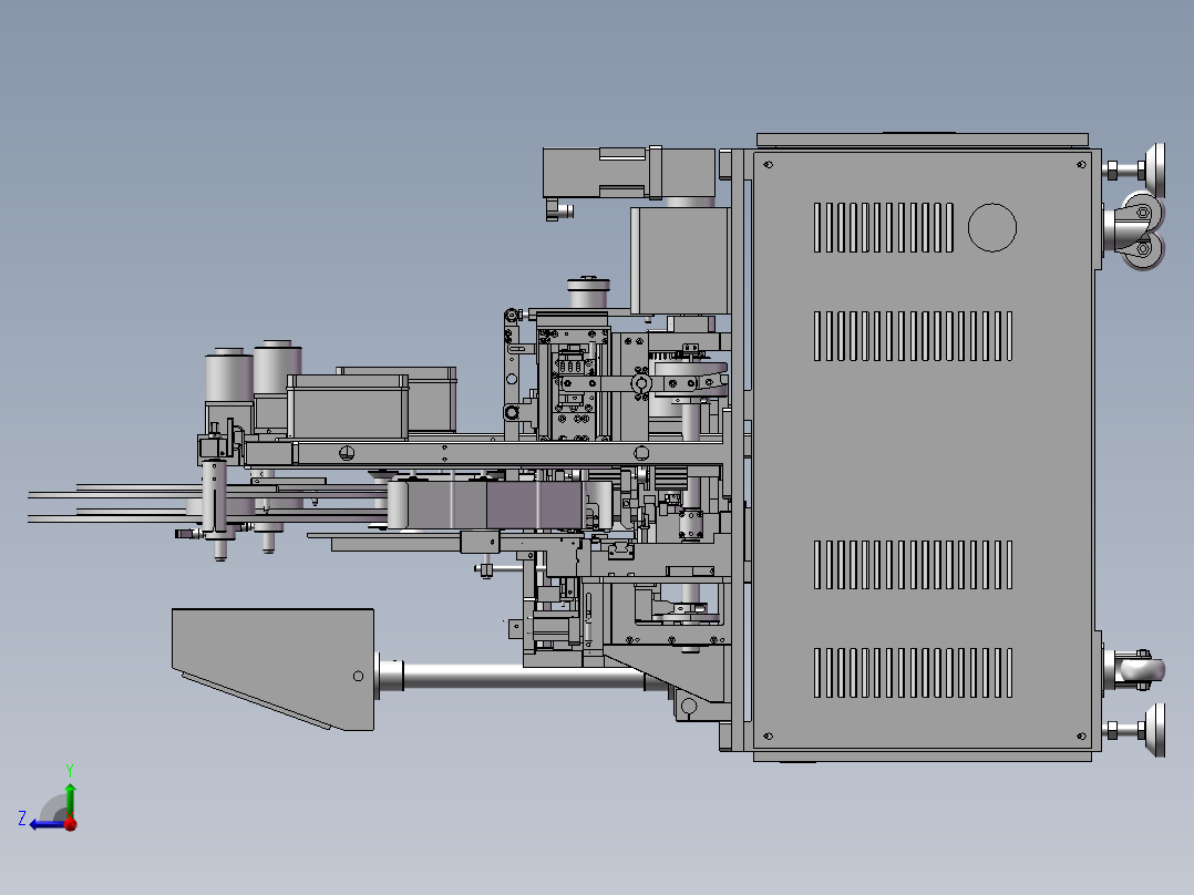 多工位插片装配机右视图