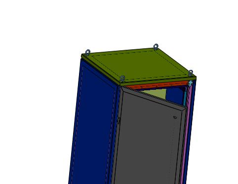独立单门式PLC控制电气柜