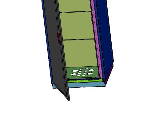 独立单门式PLC控制电气柜