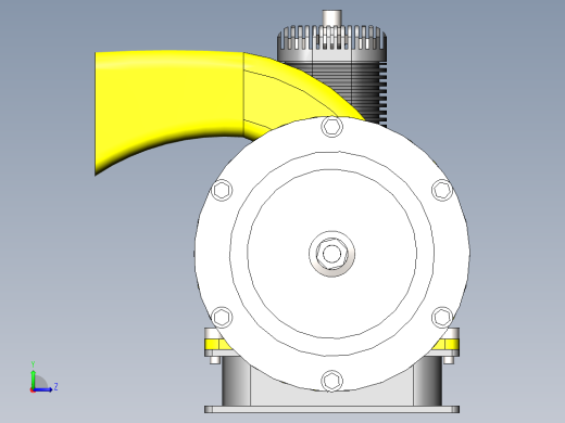 引擎鼓风机左视缩略图
