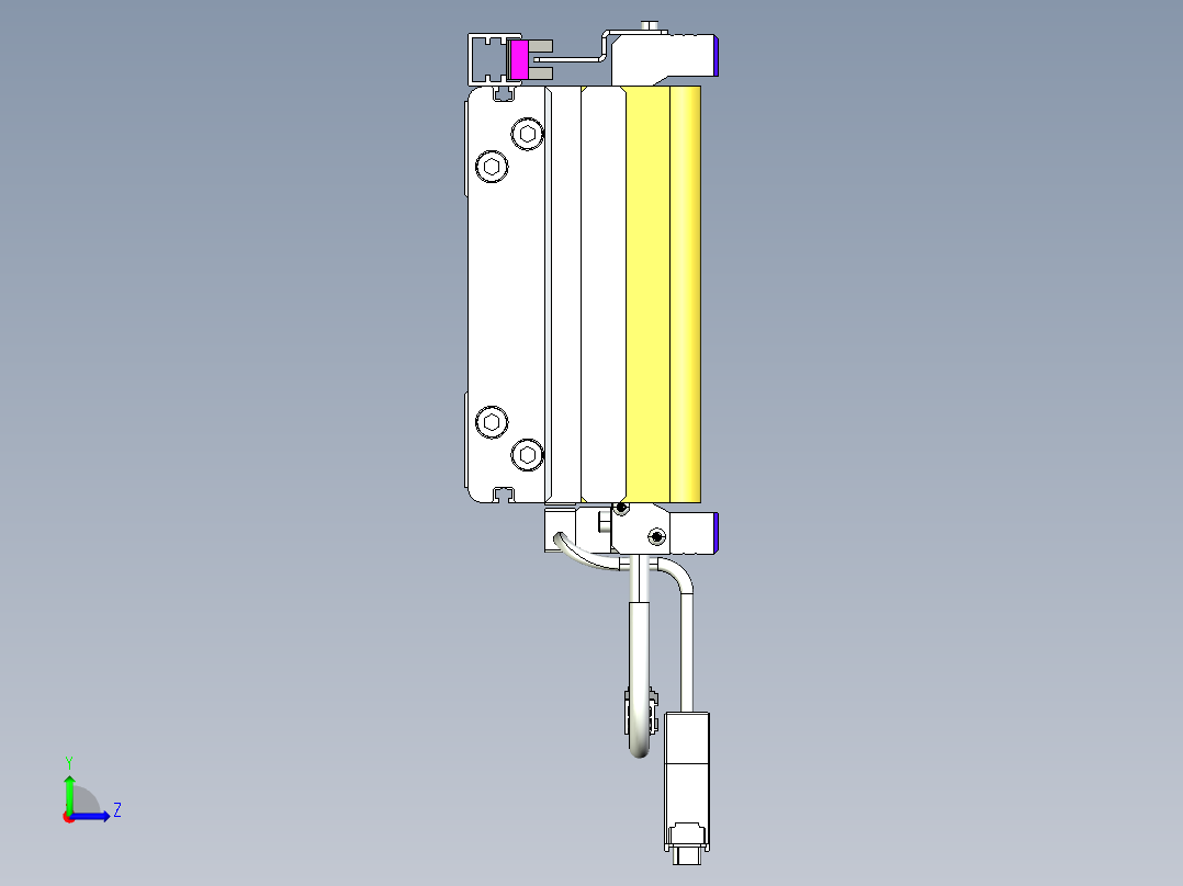 威洛博VL系列直线电机模组-VL14S2-S2000左视图