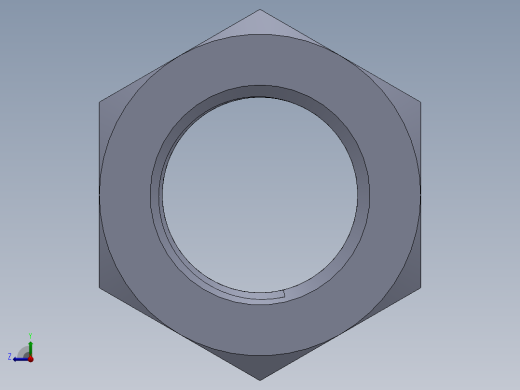 自锁螺母M4-M42右视缩略图