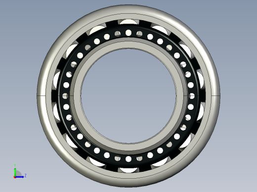 带圆锥滚子的轴承左视缩略图