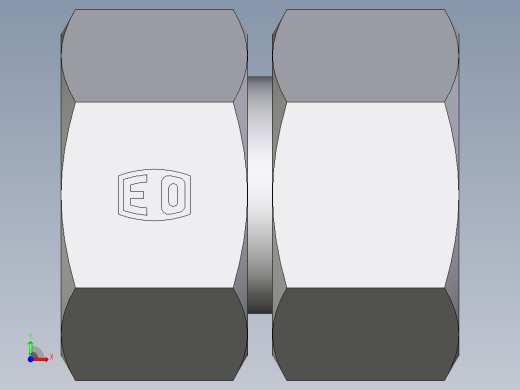 卡套式工业通用硬管接头EO_Swivel_union_GZ30SCF前视缩略图