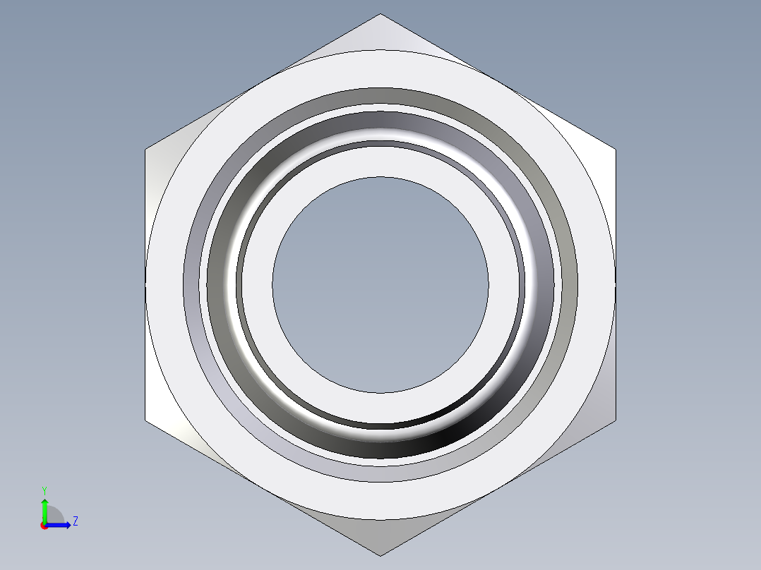 卡套式工业通用硬管接头EO_Swivel_union_GZ30SCF左视图