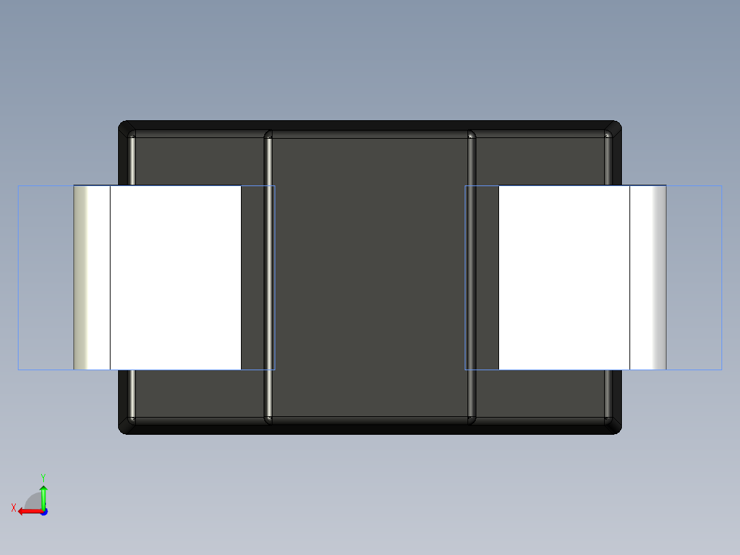 分立半导体元件封装-DO-214AC-DIOM5127X23N后视图
