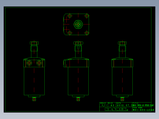 KOSMEKWHE1600-2GRD多系列多零件图纸模型多系列多零件图纸模型
