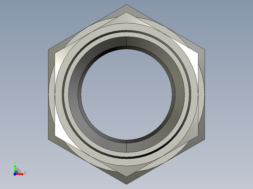 卡套式工业通用硬管接头16_fbu-s前视图