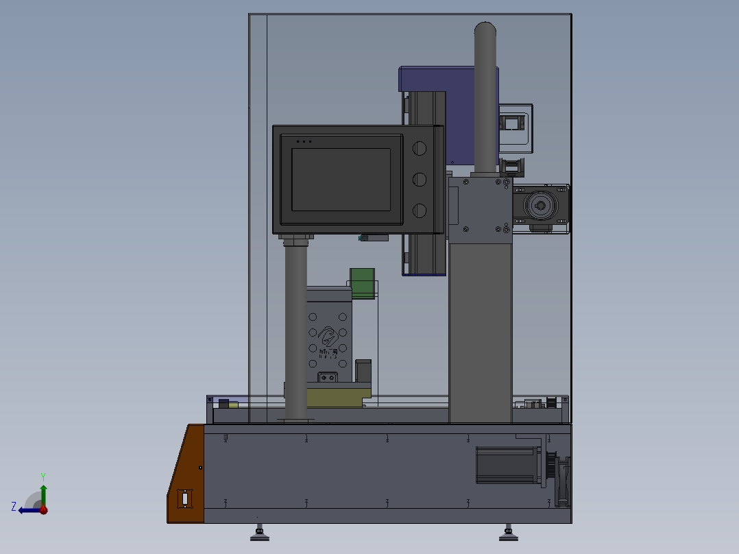 焊接机点胶机打螺丝机右视图