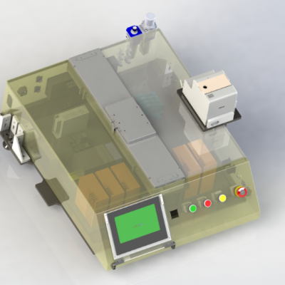 自动锁螺丝机3D 非标自动化 机械3D