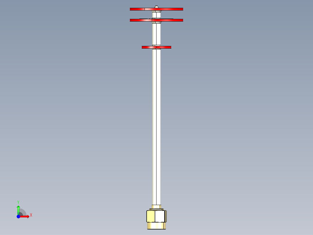 宝塔天线前视图