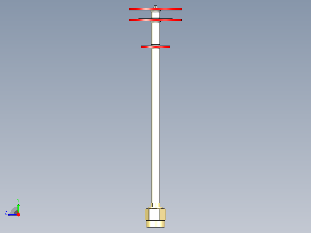 宝塔天线右视图