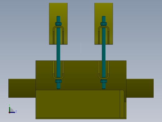 支架左视缩略图