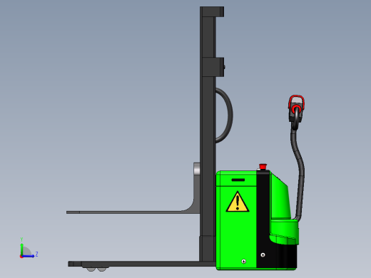 叉车 堆高车 SW STP STL左视缩略图