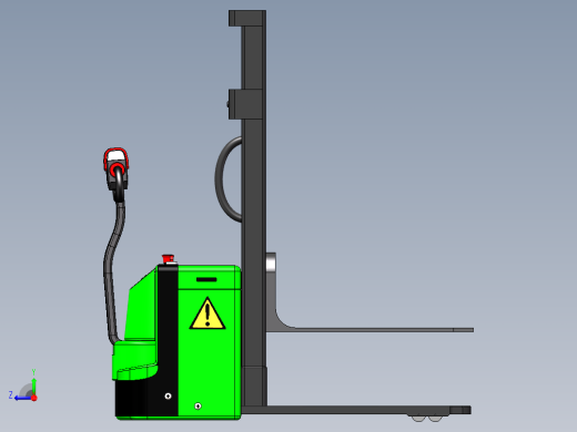 叉车 堆高车 SW STP STL右视缩略图